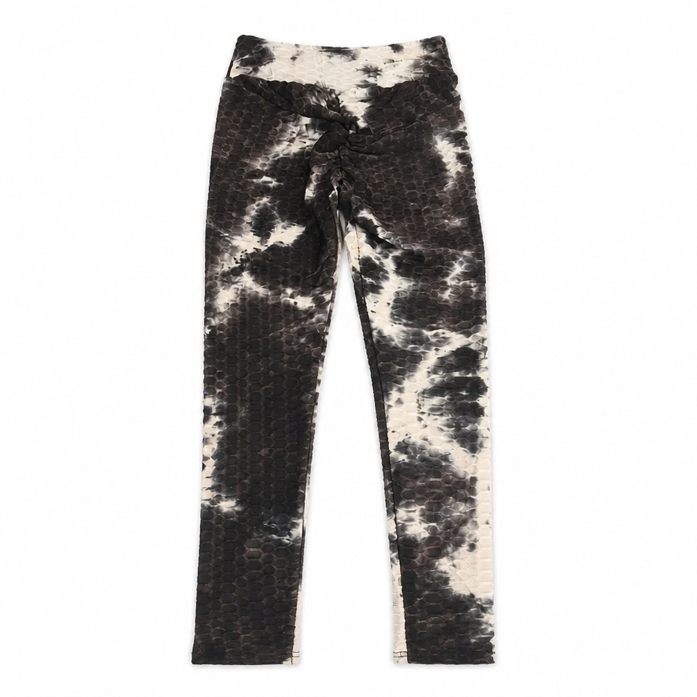 NWT No Comment Crossover V High Waist Honeycomb Scrunch-butt Leggings size M - Picture 4 of 9